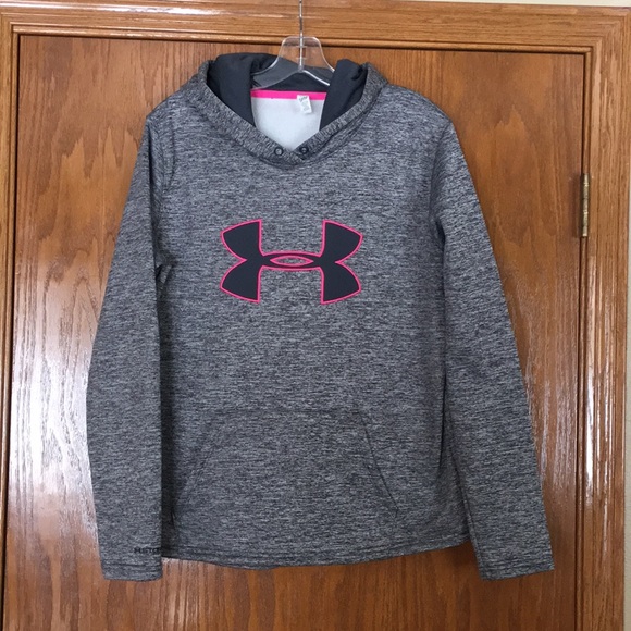 Under Armour Tops - Soft and cozy UA big logo hoodie, like new !